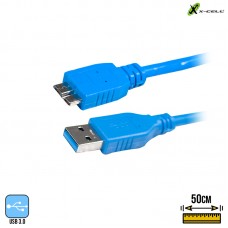 Cabo para HD Externo USB 3.0 50cm XC-CD-43 X-Cell